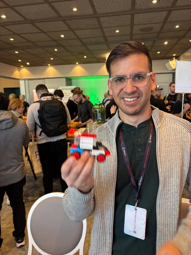 Speakers having fun at React Paris